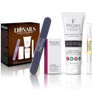 Lionails Luxury Manicure Set | Coconut and Honey 4-Piece Set by Predire Paris